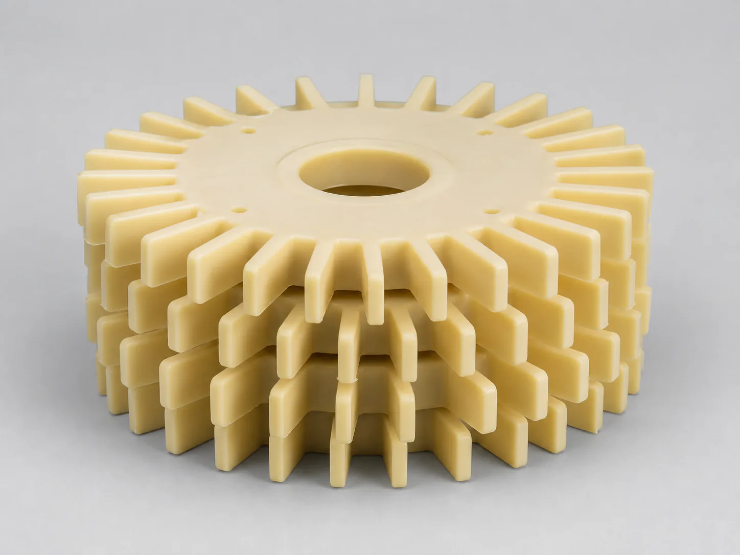 Reference rendering of a cotton picker doffer stack